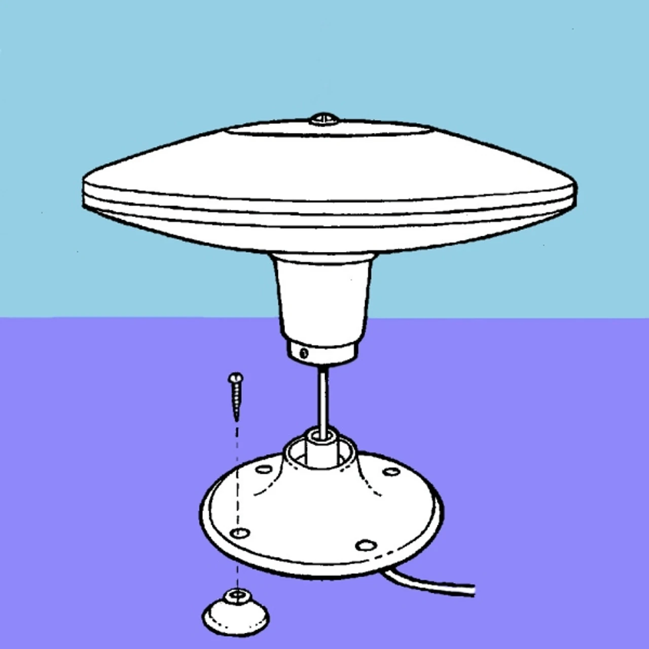 Vision Plus Status 350 Omni-Directional Antenna With VP2 TV Amplifier - Image 3