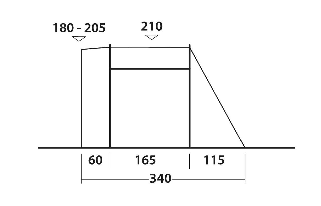 Easy Camp Shamrock Drive Away Awning Tent For Campervans - Image 9