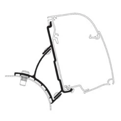 Thule Awning Bracket Adapter Kit For Omnistor 4200 Awning On VW T5 - T6