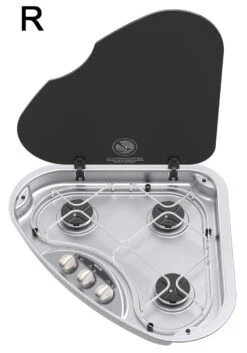 Thetford Spinflo Triangular 3 Burner Caravan Campervan Hob With Ignition