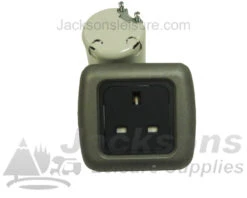 CBE 3 Pin Socket With Back Box & Single Support & Frame