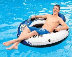 Intex River Run Luxury Inflatable Ring Floating Pool Tube