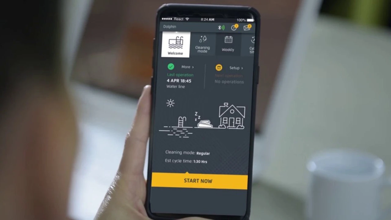 Dolphin M600 Robotic Swimming Pool Cleaner From Maytronics - Image 2