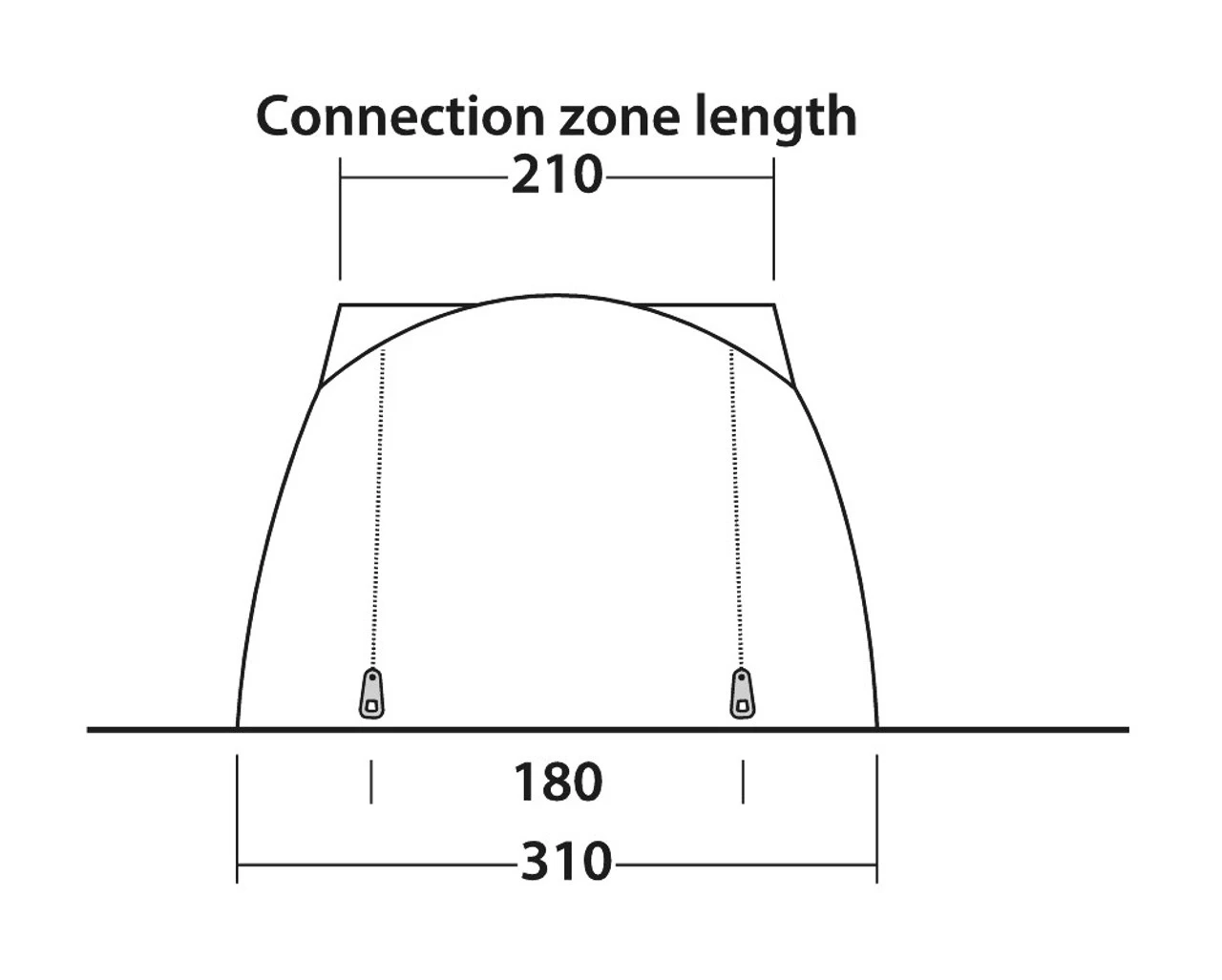 Easy Camp Shamrock Drive Away Awning Tent For Campervans - Image 8