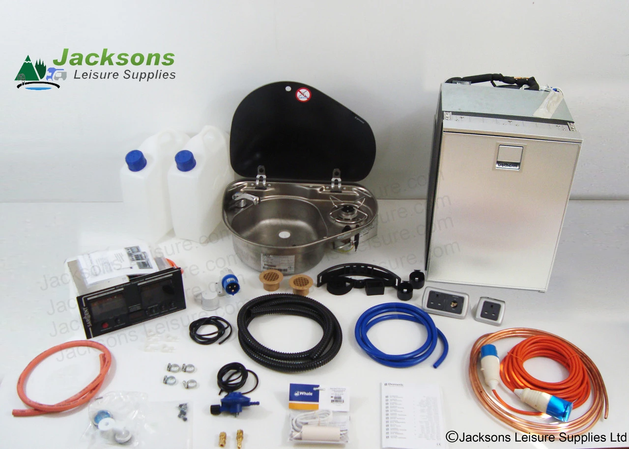 Smev 8821 Hob And Sink, Webasto 49 Fridge & Sargent EC160 Campervan Conversion Kit 3 - Image 2