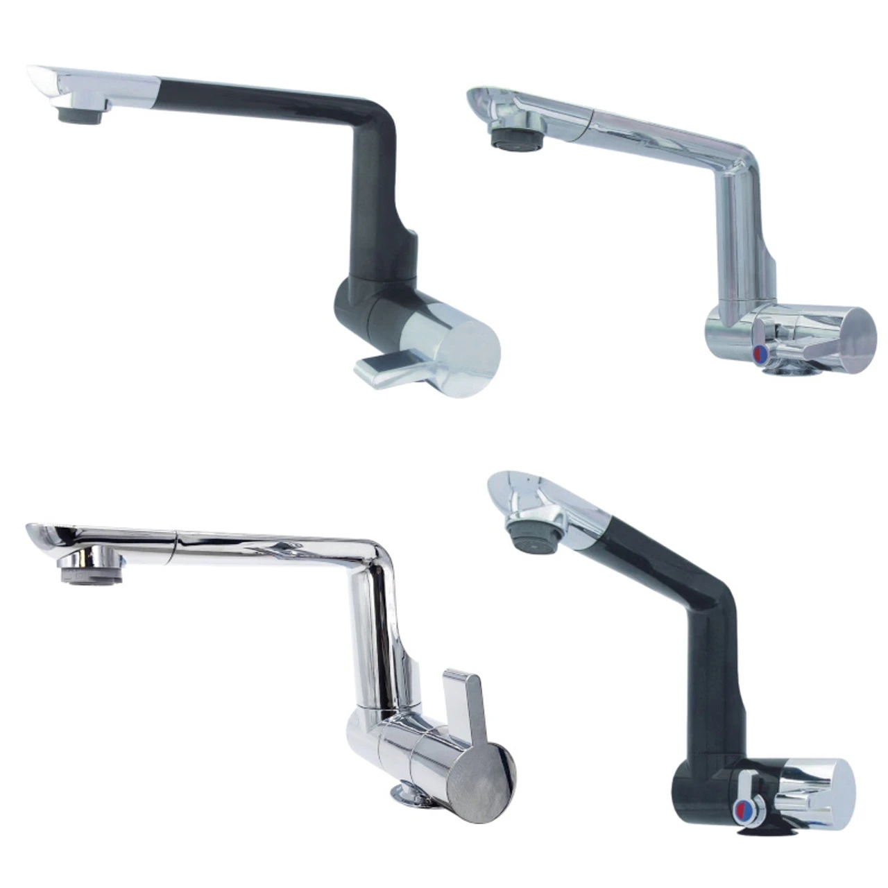 Comet Arona 12v Caravan Motorhome Tap Chrome Or Black And Chrome