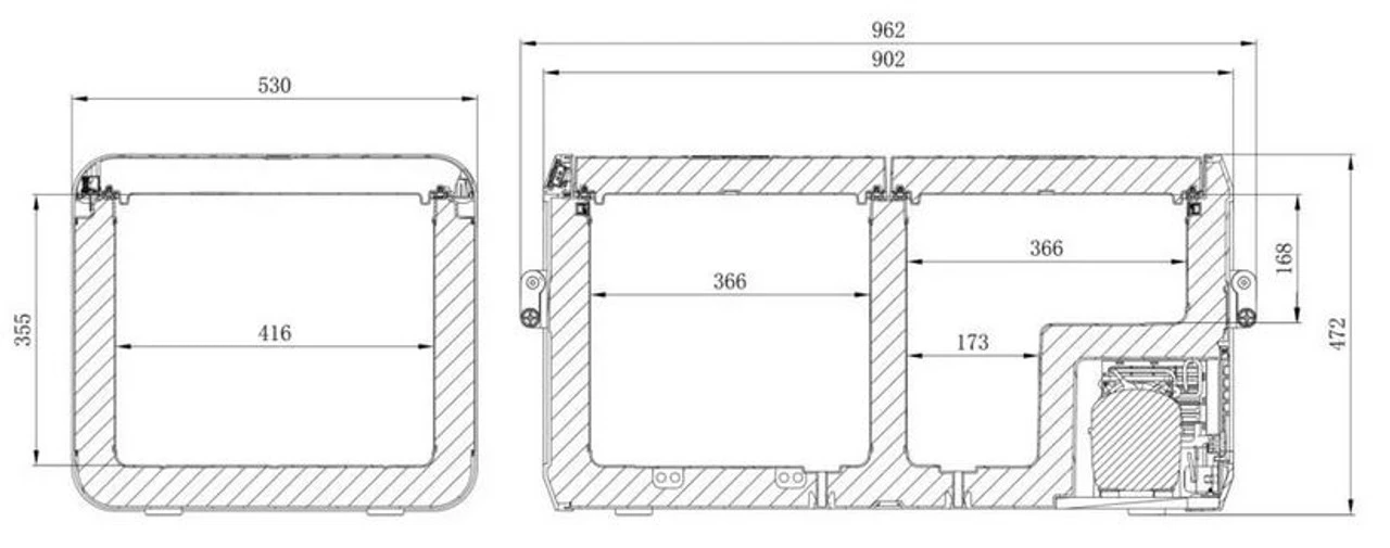 Dometic CFX3-95DZ Portable Dual Zone Compressor Cool Box And Fridge Freezer - Image 11