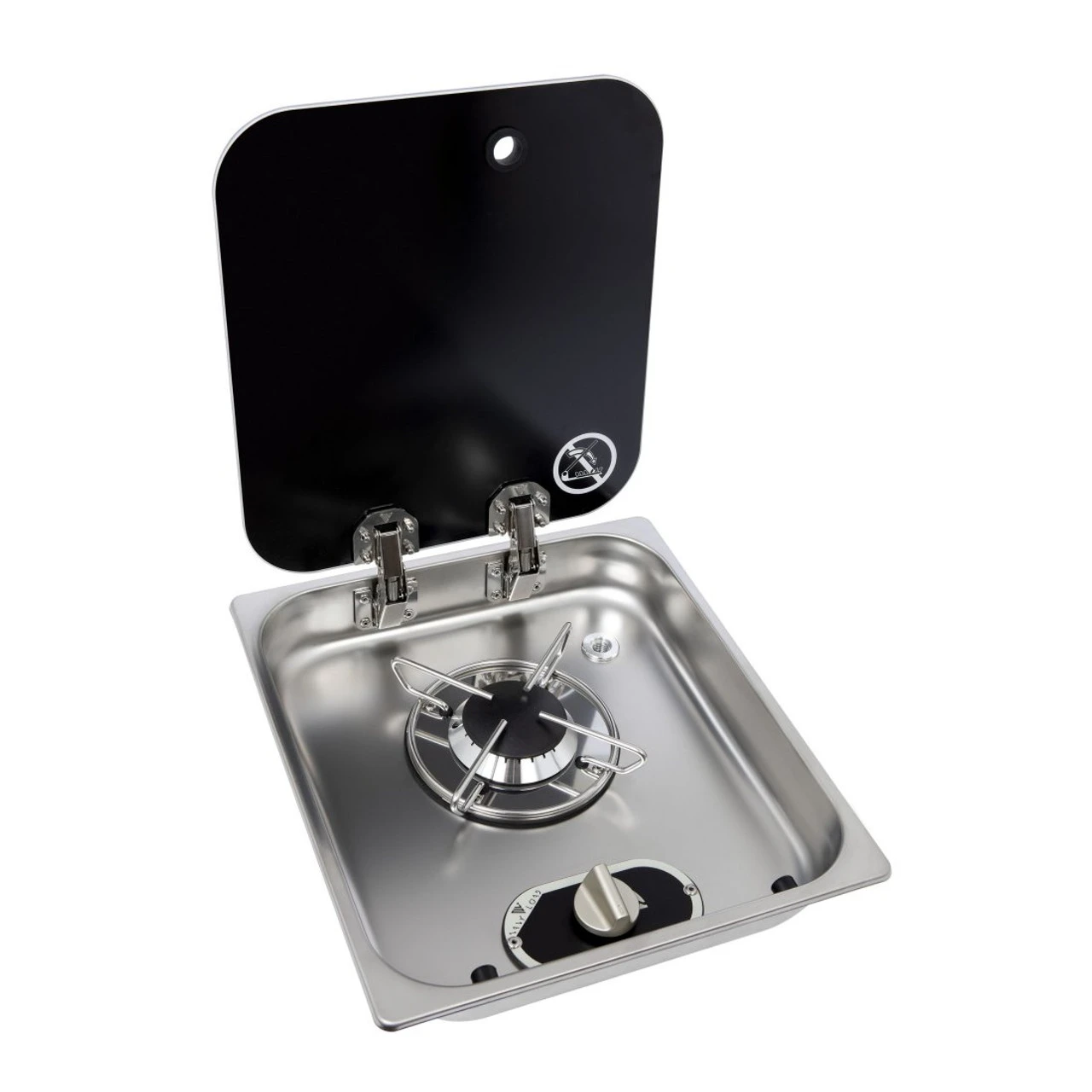 Navy Load Single Burner Hob With Glass Lid NL.21001