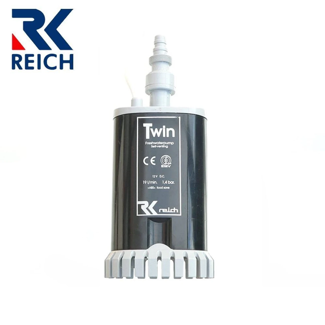 Reich 19L Twin Submersible Water Pump With Non-Return Valve