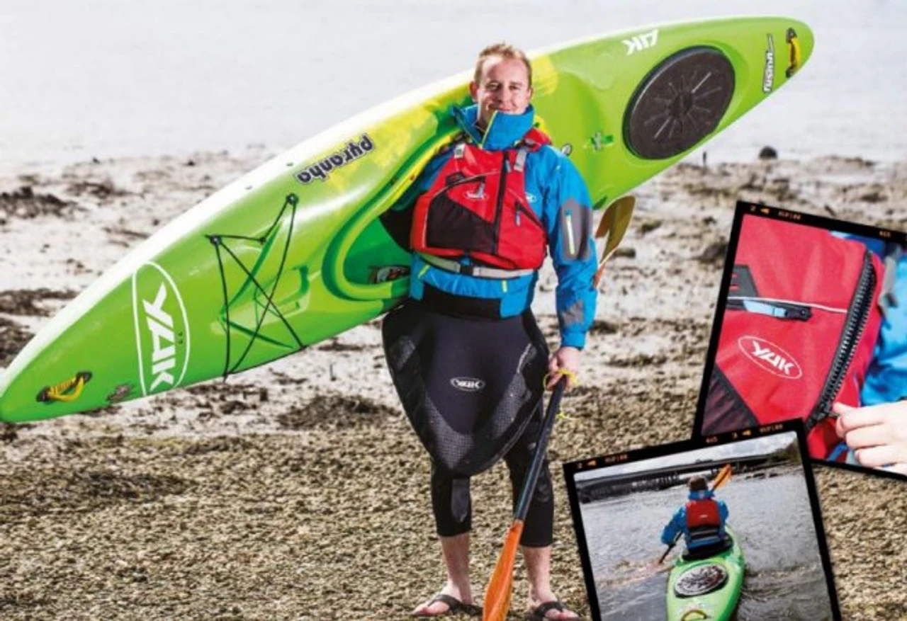 YAK High Back Buoyancy Aid 60N Red Or Navy - Watersports PFD - Image 6