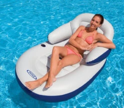 Intex Inflatable Comfy Cool Luxury Swimming Pool Lounger