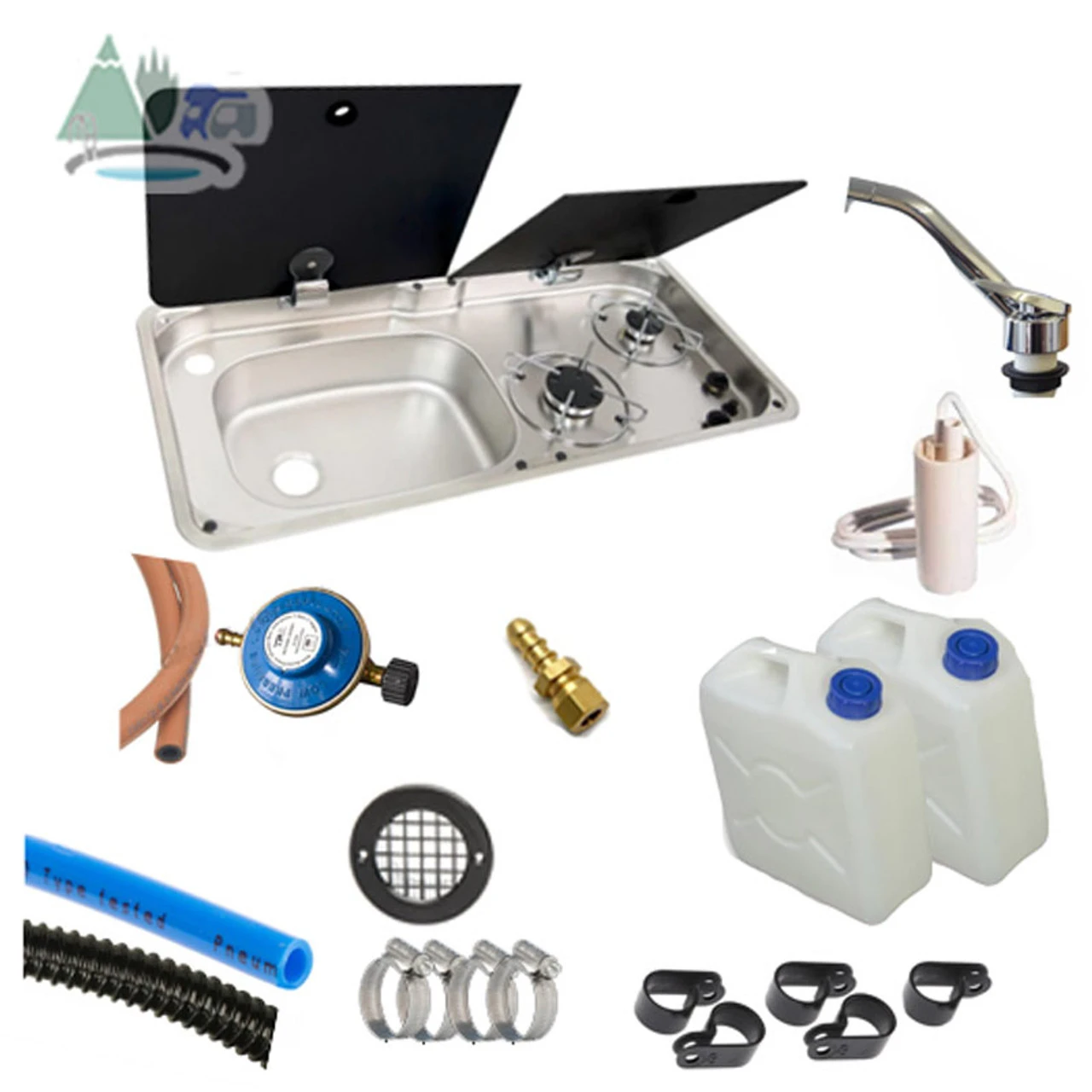 CAN FL1765 FL1766 Combi Hob And Sink Campervan Conversion Kit 1 - Image 2