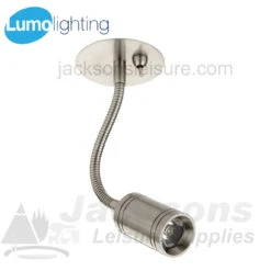 Lumo LED01 FlexNeck 1.0W Flexible Caravan Spot Light