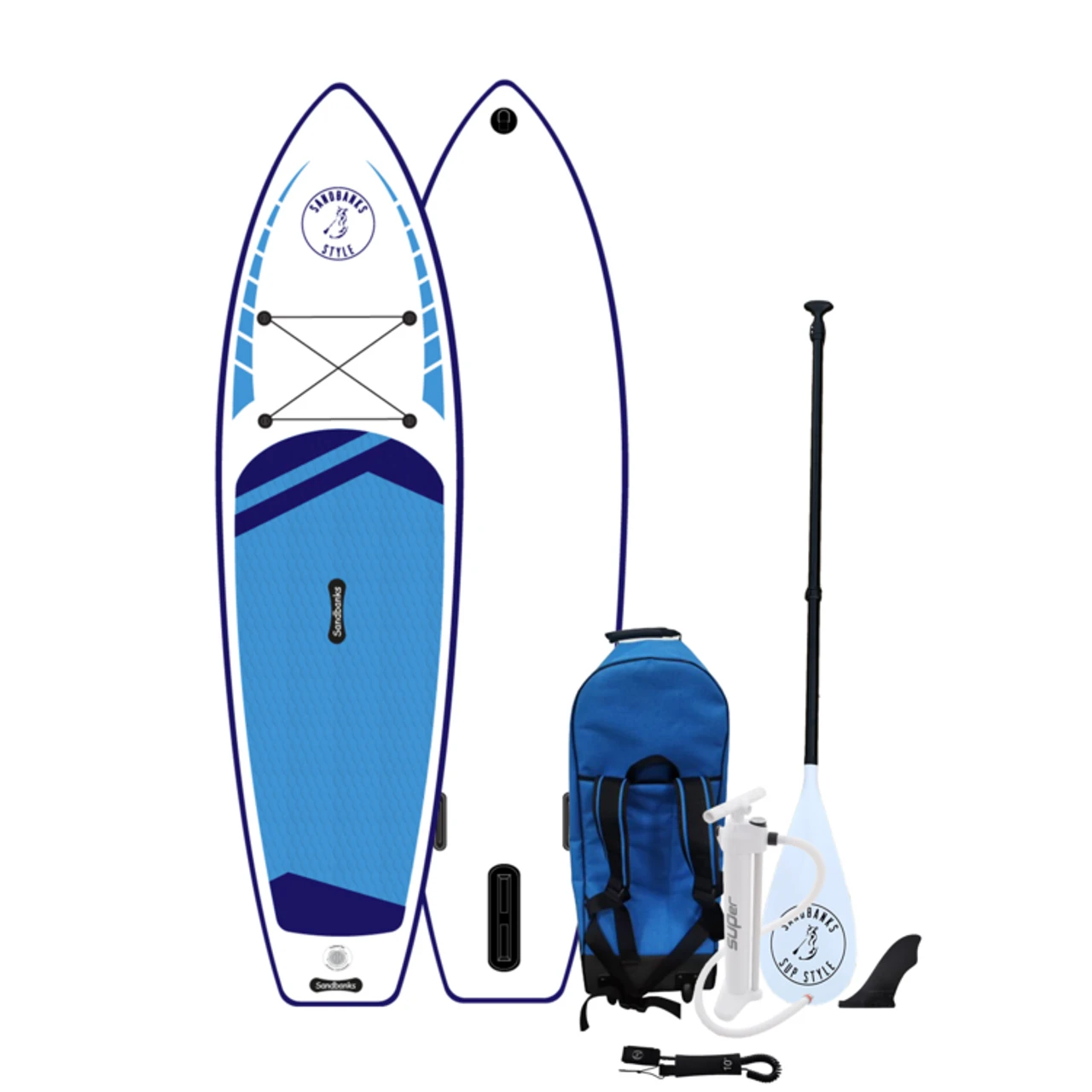 Sandbanks SUP Style Wave 9' 6" ISUP Inflatable Paddle Board - Image 3