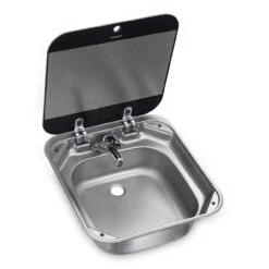Dometic-Smev SNG 4244 (Smev 8006) Caravan Sink With Glass Lid