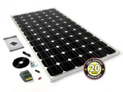PV Logic 150w Motorhome Solar Panel Kit With MPPT Charge Controller