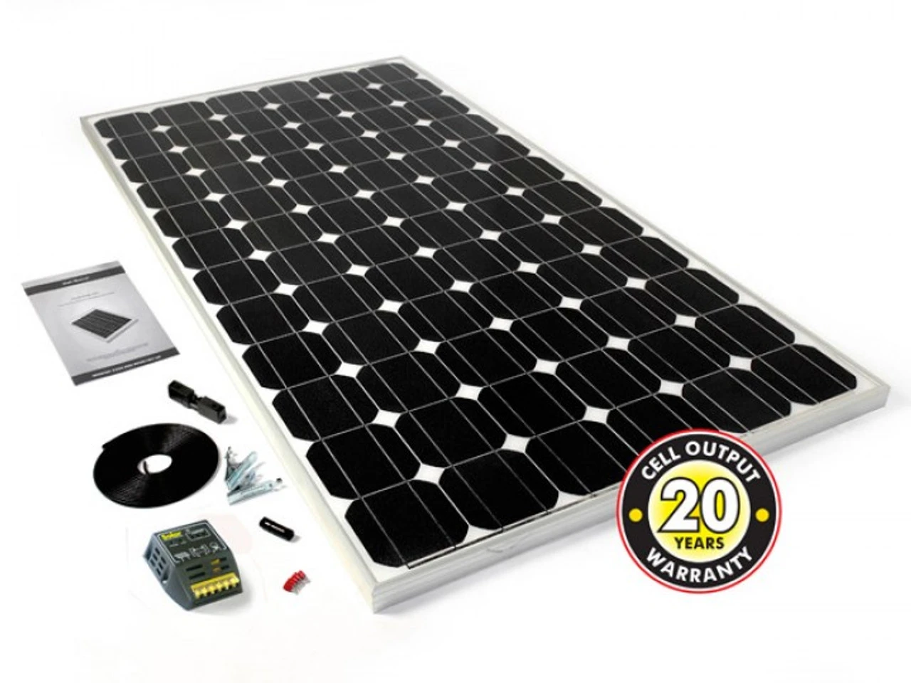 PV Logic 200w Motorhome Solar Panel Kit With 15 Amp MPPT Charge Controller