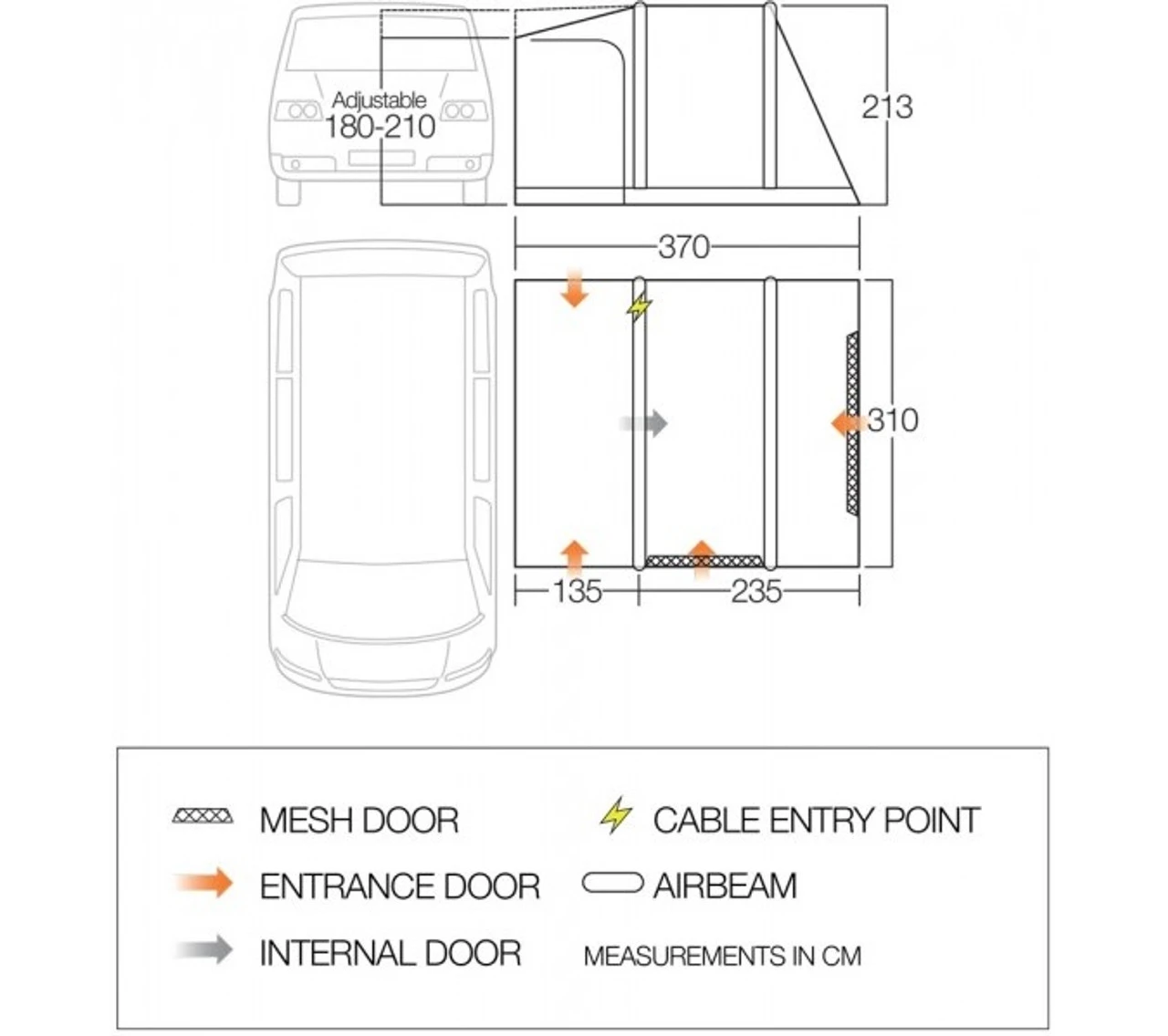 Vango Kela V Drive Away Awning - Image 7