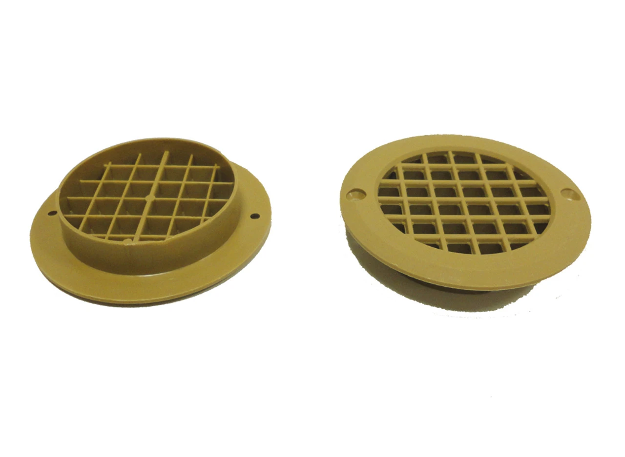 Round Short Tail Mesh 75mm Caravan Floor Vent