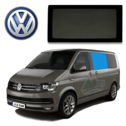 VW T5 T6 Bonded Privacy Glass Fixed Window - Front Left Hand