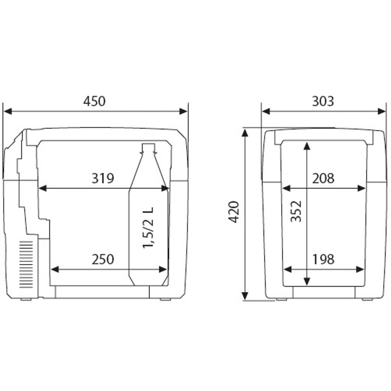 Dometic Waeco Tropicool TCX21Thermoelectric AC/DC Cool Box - Image 7