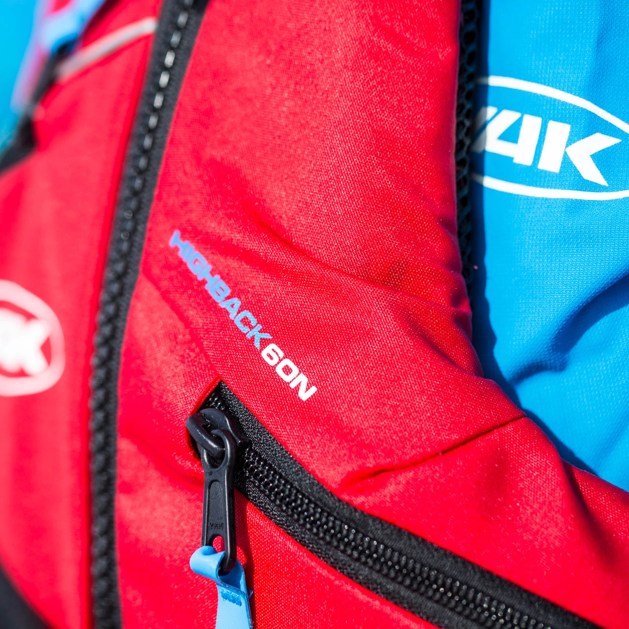 YAK High Back Buoyancy Aid 60N Red Or Navy - Watersports PFD - Image 4