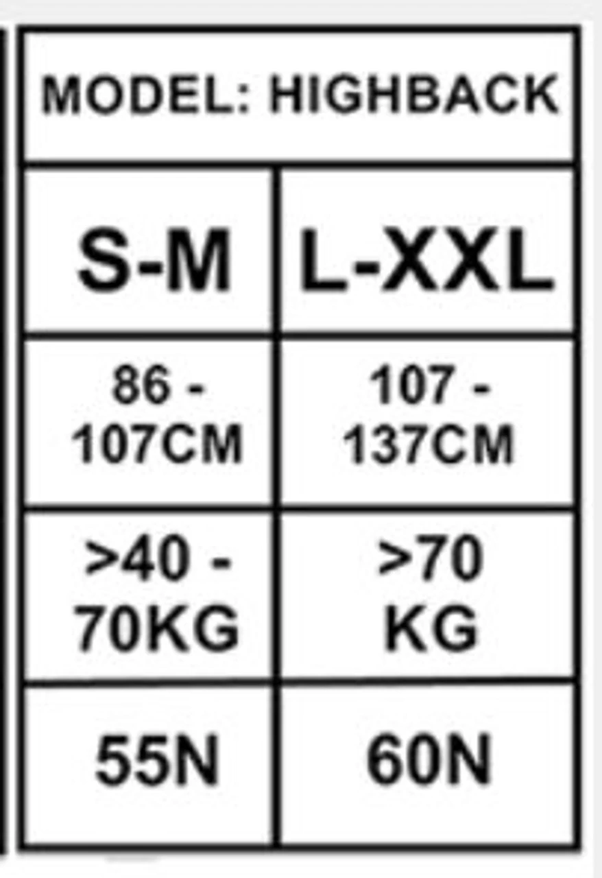 YAK High Back Buoyancy Aid 60N Red Or Navy - Watersports PFD - Image 8