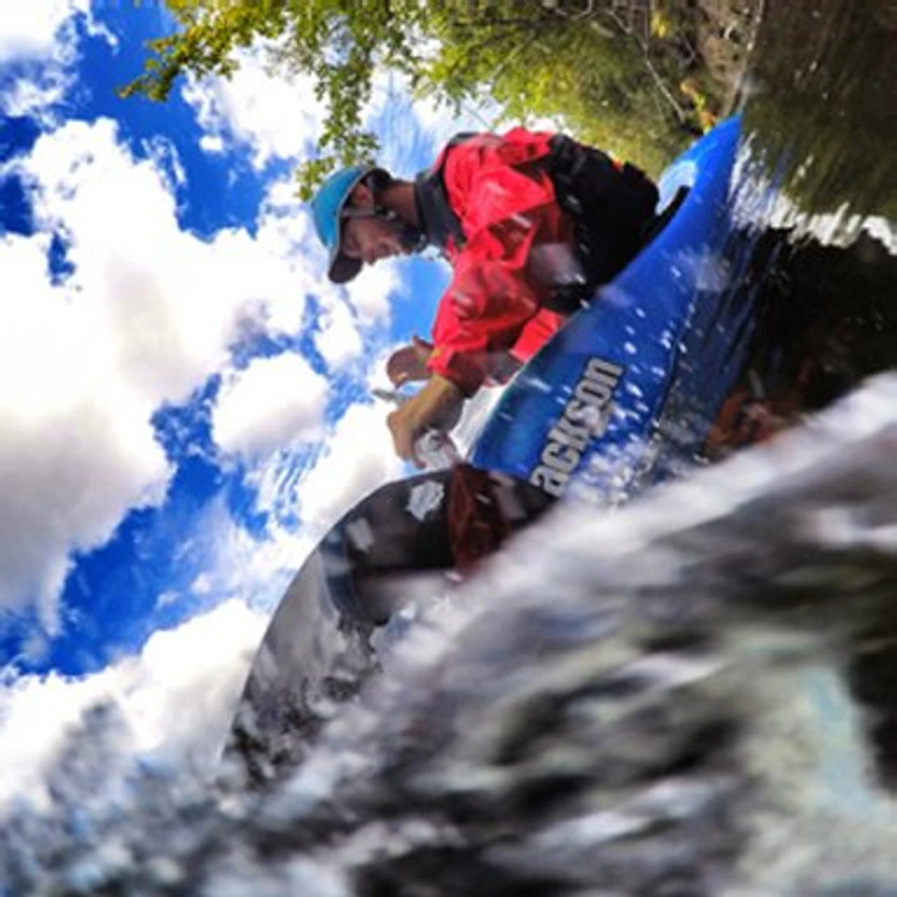 Yak Zeus Whitewater Dry Cag Jacket, Red - Image 3